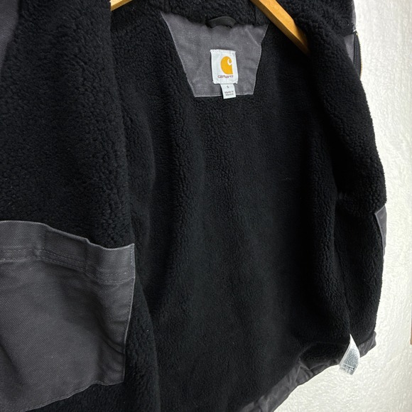 Carhartt Sierra Jacket Sherpa Lined Mens Medium J141 029 Shadow Gray - Picture 12 of 15